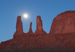 Picture of Three Sister formation Monument Valley
